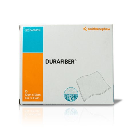 Gelling Fiber Wound Dressing Durafiber 4 X 4-3/4 Inch Square Sterile
