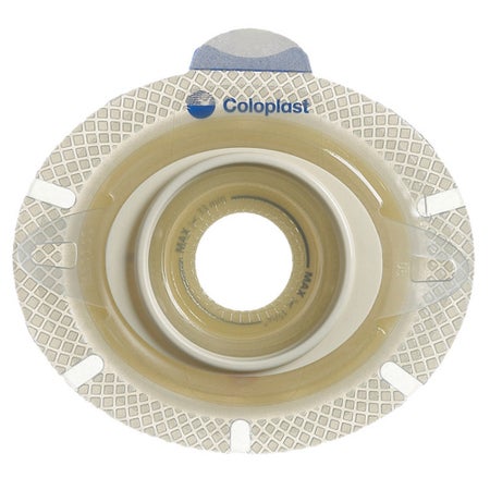 Ostomy Barrier SenSura® Click Precut, Extended Wear Double Layer Adhesive 40 mm Flange Green Code System 1 Inch Opening