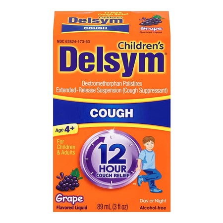 Children's Cold and Cough Relief Delsym® 30 mg / 5 mL Strength Liquid 3 oz.