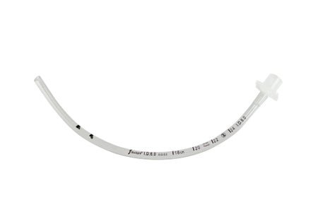 Uncuffed Endotracheal Tube Flexicare® VentiSeal Curved 8.5 mm ID Adult Murphy Eye