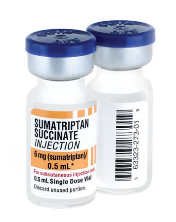 Sumatriptan Succinate 6 mg / 0.5 mL Injection 0.5 mL