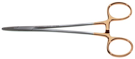 Needle Holder Snowden-Pencer™ Crile-Wood 8 Inch Length Straight Finger Ring Handle