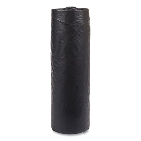 Trash Bag Inteplast Group 33 gal. 16 Mic. 33 X 40 Inch Black Extra Heavy Duty Star Seal Bottom Coreless Roll