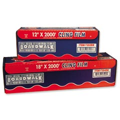 Food Wrap Film Broadwalk PVC, 12 Inch X 2000 Foot