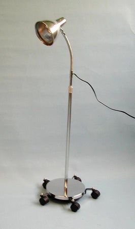 Gooseneck Exam Light Floor Standing Chrome Lamp