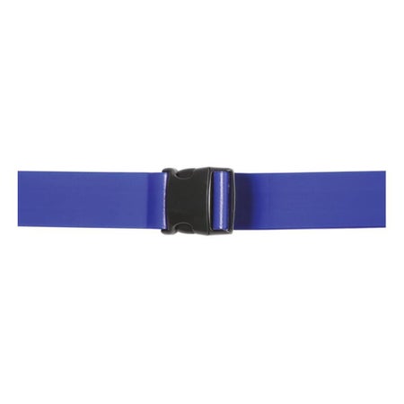 Gait Belt AliMed® Antimicrobial 70 Inch Length Blue Vinyl