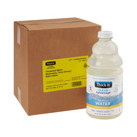 Thickened Water Thick-It® Clear Advantage® 64 oz. Bottle Unflavored Liquid IDDSI Level 3 Moderately Thick/Liquidized