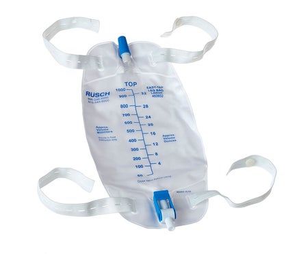 Urinary Leg Bag Easy Tap™ Anti-Reflux Valve Sterile 562 mL Vinyl