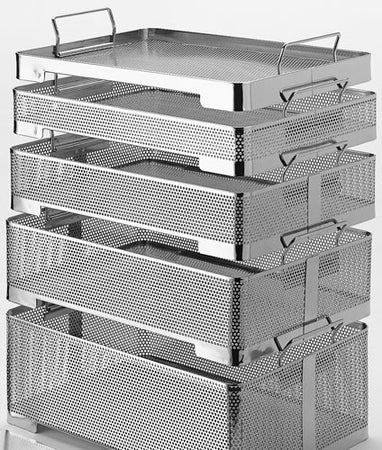 Sterilization Basket Genesis® 12-11/16 X 26-11/16 X 42 Inch