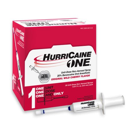 Oral Pain Relief HurriCaine® 20% Strength Benzocaine Unit Dose Spray 0.5 mL