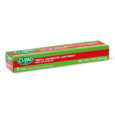 First Aid Antibiotic Bacitracin / Neomycin / Polymyxin B Curad® Ointment 1 oz. Tube