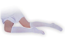 Anti-embolism Stocking CAP® Knee High 3X-Large White Inspection Toe