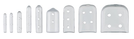 Instrument Tip Protector Tip-It™ 1/8 X 1 X 1 Inch, 9, Clear, Vented