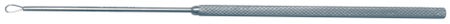 Ear Curette BR Surgical Billeau 6-1/4 Inch Length Round Knurled Handle Size 3 Tip Flexible Oval Loop Tip