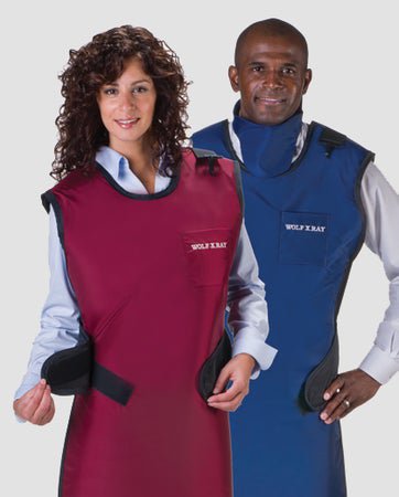 X-Ray Apron Black Easy Wrap Style Large