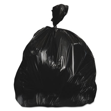 Trash Bag Heritage™ 56 gal. 22 Mic. 43 X 48 Inch Black Heavy Duty Star Seal Bottom Coreless Roll