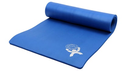 ArmaSport® Premium Exercise Mat Blue Rubberized Foam 3/5 X 24 X 56 Inch