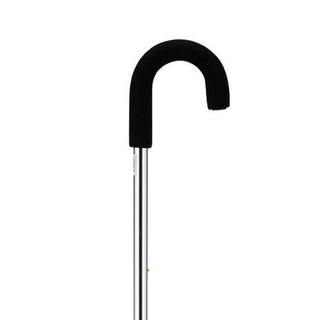 Offset Cane Nova Aluminum 30 to 39 Inch Height Silver