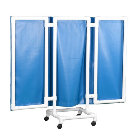 Privacy Screen Folding 3-Panel PVC / Vinyl