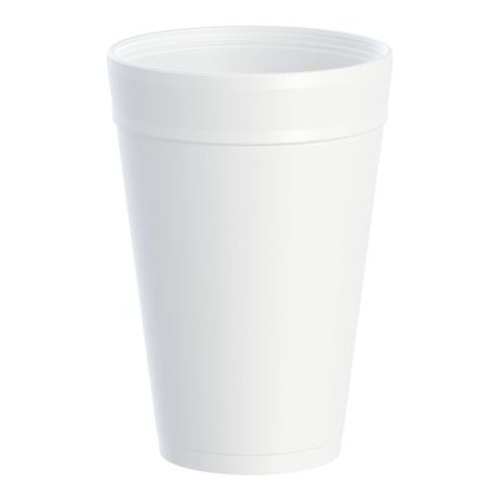 Insulated Drinking Cup Dart® 32 oz. Styrofoam White Disposable