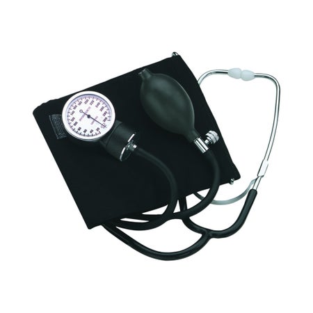 Reusable Aneroid / Stethoscope Set Mabis® 25 to 36 cm Adult Cuff Dual Head General Exam Stethoscope Pocket Aneroid