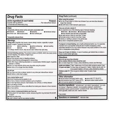 Pain Relief Addaprin™ 200 mg Strength Ibuprofen Tablet 250 per Box