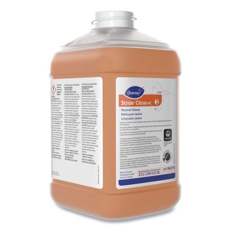 Floor Cleaner Diversey™ Stride® Liquid 2.5 Liter Bottle Citrus Scent Manual Pour