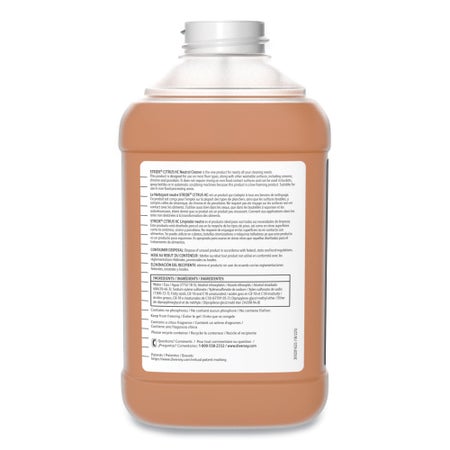 Floor Cleaner Diversey™ Stride® Liquid 2.5 Liter Bottle Citrus Scent Manual Pour
