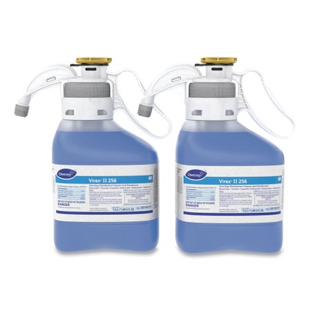 Surface Disinfectant Cleaner Diversey™ Virex® II 256 Quaternary Based SCOTT® Continuous Air Freshener Dispenser Liquid Concentrate 1.4 Liter Bottle Mint Scent NonSterile