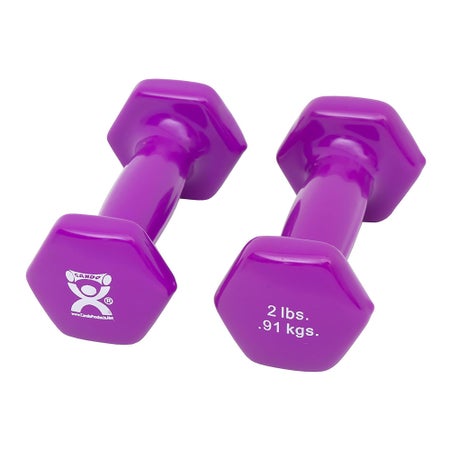 Dumbbell Pair Hexagon Heads CanDo® 2 lbs.