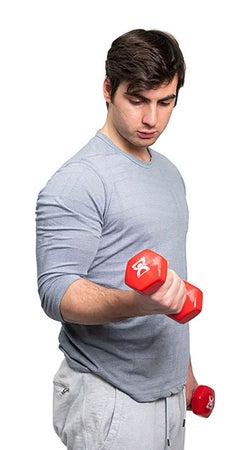 Dumbbell Pair Hexagon Heads CanDo® 6 lbs.