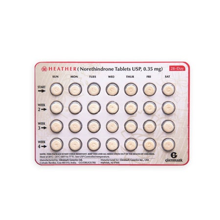 Heather™ Norethindrone 0.35 mg Tablet 84 Tablets