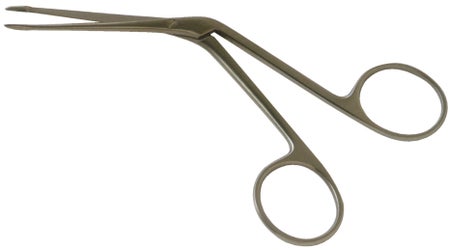Ear Forceps BR Surgical Hartmann 4-3/4 Inch Length OR / Surgical Grade German Stainless Steel NonSterile NonLocking Finger Ring Handle Straight Serrated Tips