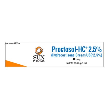 Proctosol-HC® Hydrocortisone 2.5% Cream 1 oz.