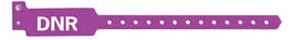 Identification Wristband with Shield Sentry® Superband® Alert Bands® Alert Band Permanent Snap DNR