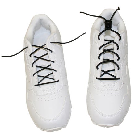 Shoelaces Black Elastic