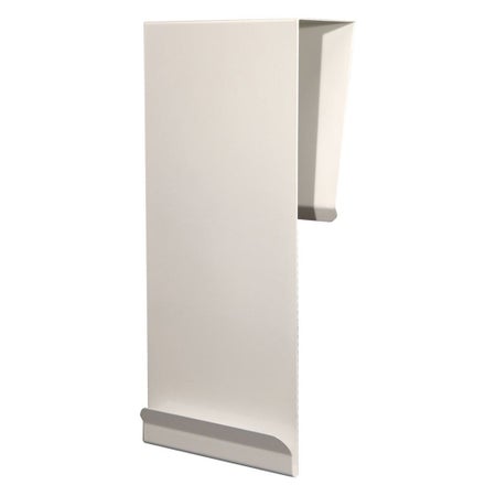 Door Hanger - Protective Apparel Dispenser Bowman® Vertical Mounted 1-Protective Apparel Dispenser White 2-1/2 X 5-1/2 X 12-1/8 Inch Plastic