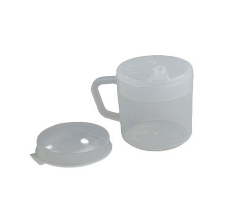 8 oz. Plastic Drinking Mug Translucent Reusable