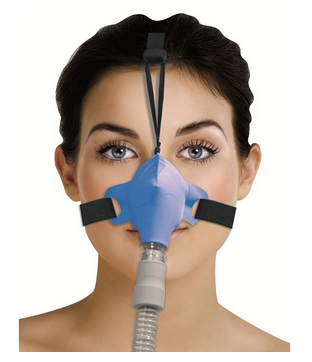 CPAP Mask Kit CPAP Mask Kit SleepWeaver® Advanced Nasal Style One Size Fits Most Cushion Adult