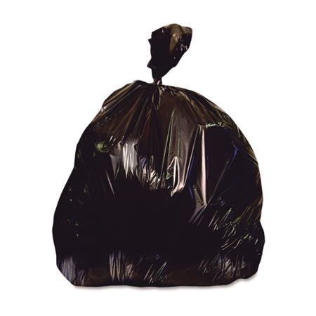Trash Bag Heritage™ 56 gal. 0.90 mil 43 X 47 Inch Black Super Tuf Star Seal Bottom Flat Pack