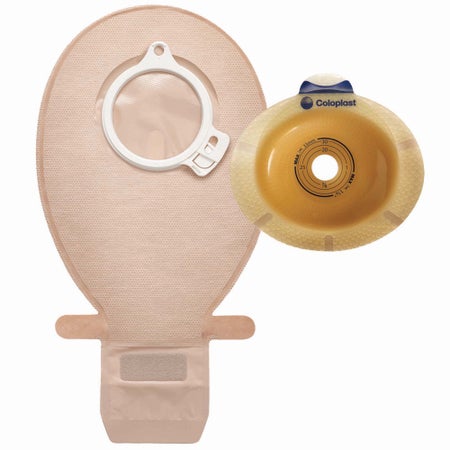 Ostomy Pouch SenSura® Click Wide Two-Piece System Maxi Length Convex Light, Trim to Fit 5/8 to 1-11/16 Inch Stoma Drainable