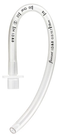 Uncuffed Endotracheal Tube Flexicare® VentiSeal Curved 7.5 mm ID Adult Murphy Eye