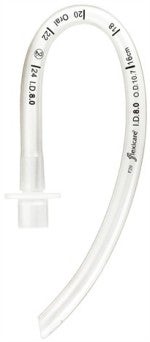 Uncuffed Endotracheal Tube Flexicare® VentiSeal Curved 6.5 mm ID Adult Murphy Eye