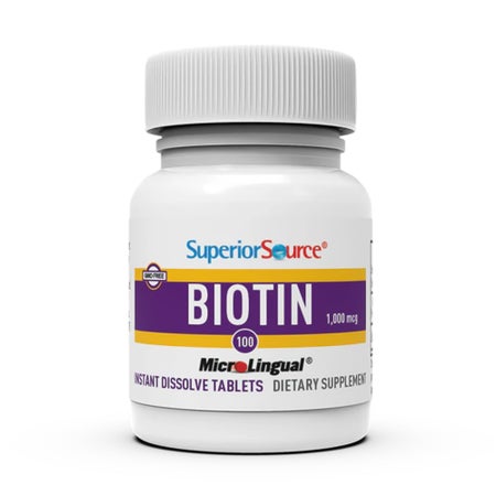 Biotin Supplement Up&Up Vitamin B7 1,000 mcg Strength Tablet 100 per Bottle