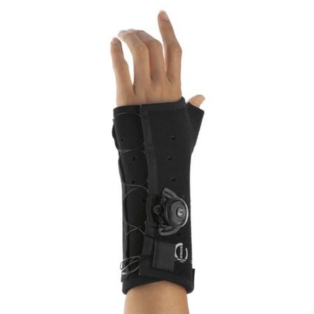 Thumb Splint Exos® X-Small Boa® Lacing System Left Hand Black