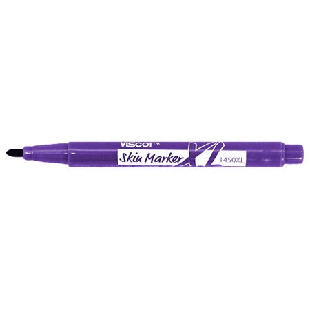 Skin Marker with Ruler Viscot® XL Prep-Resistant Gentian Violet Ink Sterile Mini Regular Tip