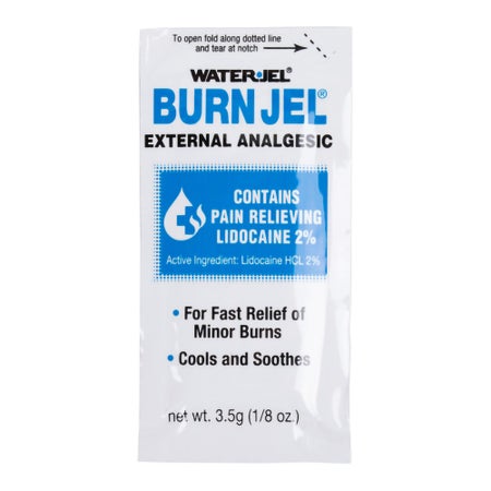 Burn Relief Lidocaine Water Jel® Burn Jel® Topical Gel 3.5 Gram Individual Packet