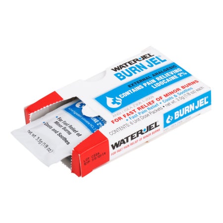 Burn Relief Lidocaine Water Jel® Burn Jel® Topical Gel 3.5 Gram Individual Packet