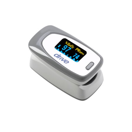 Fingertip Pulse Oximeter View SpO2 Adult Battery Operated LED Display