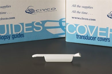 Endocavity Needle Guide 16 to 18 Gauge, 1 Degree Angle, 13.9 cm Length For Esaote EC1123, SE3123 & SE3133 and Siemens EC1123 Ultrasound Transducers